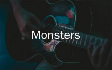 Monsters吉他谱_Katie Sky_C调指法_吉他弹唱六线谱